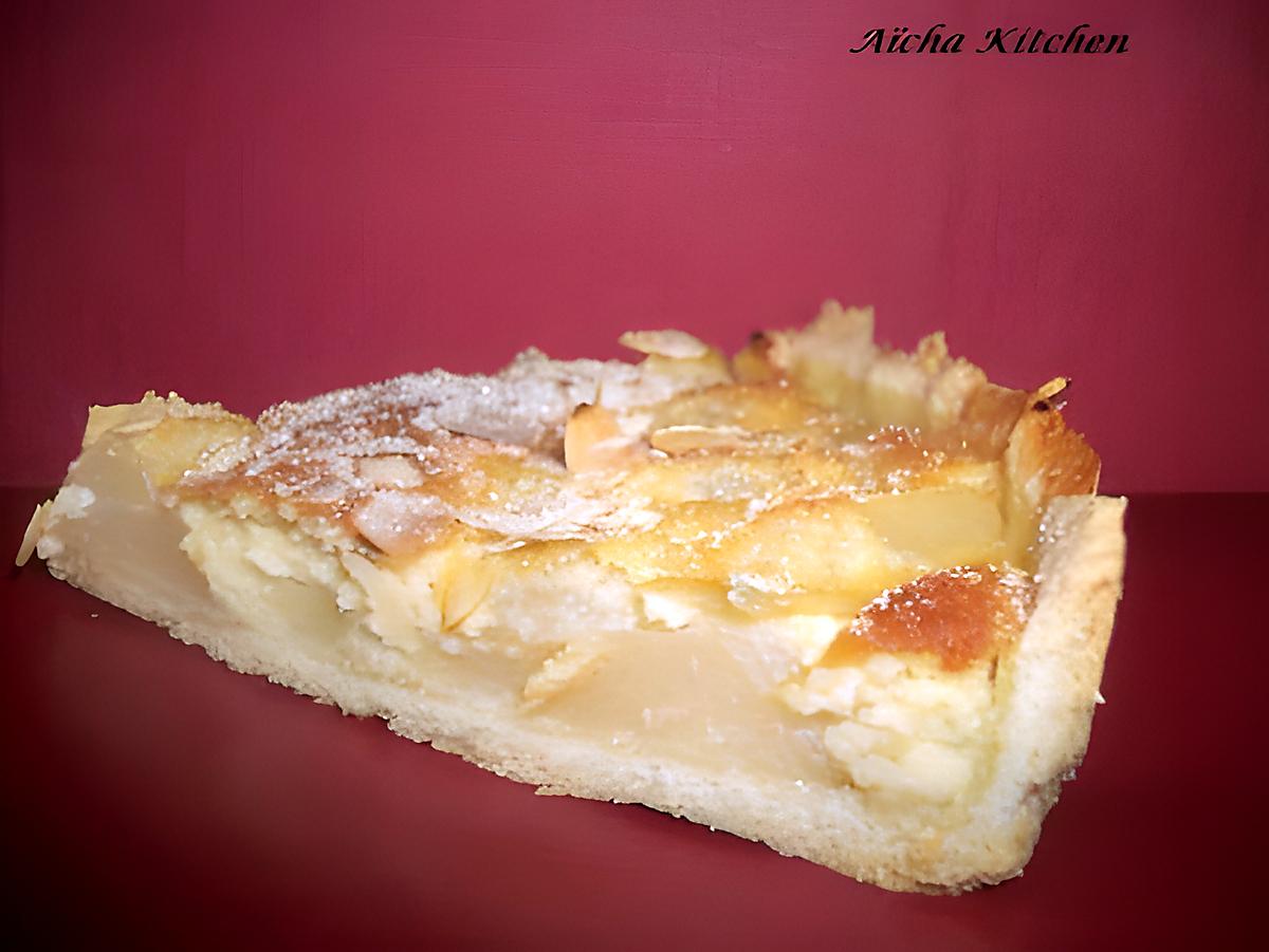 recette Tarte amandine aux poires