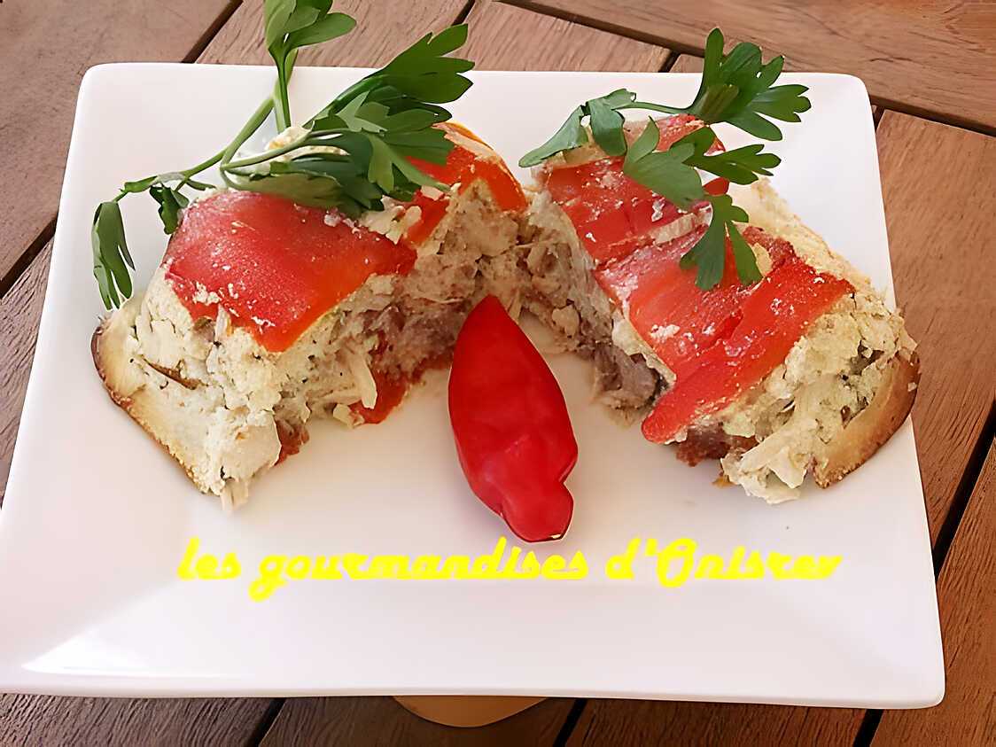 Recette de Terrine de poivron rouge à la raie