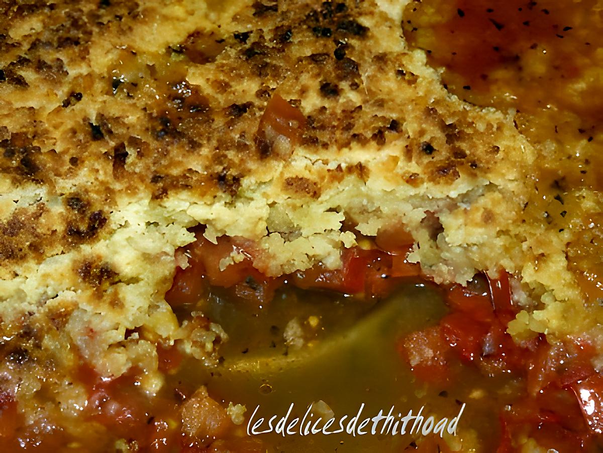 recette crumble de tomates