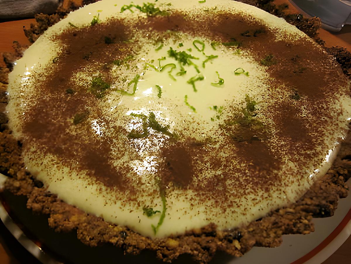 recette TARTE AU CITRON VERT