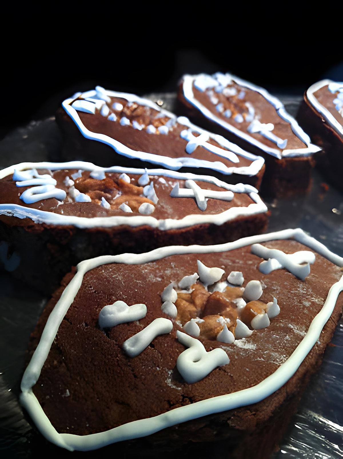 recette Halloween dead brownies !