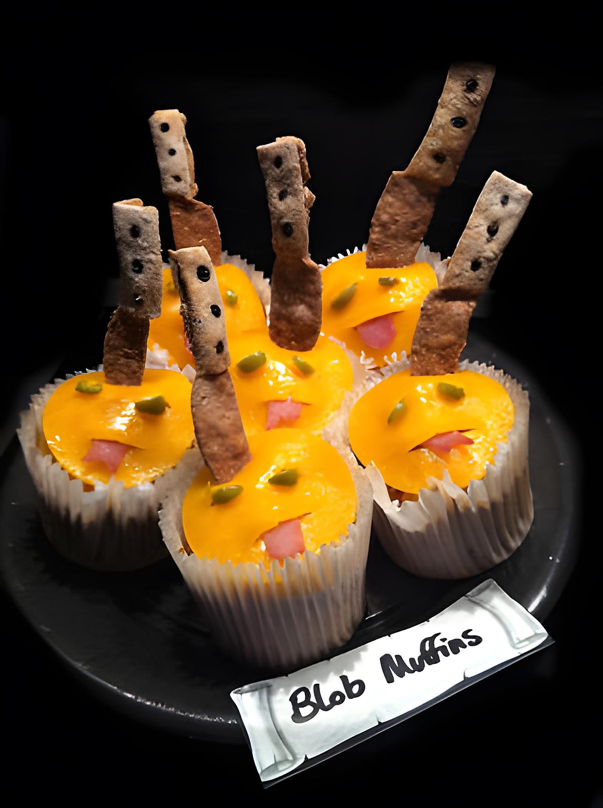 recette Halloween Blob Muffins !