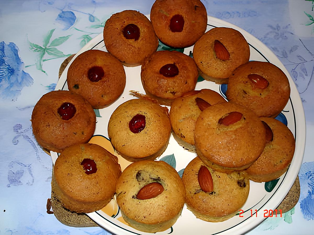 recette Muffins moelleux aux noisettes et amandes