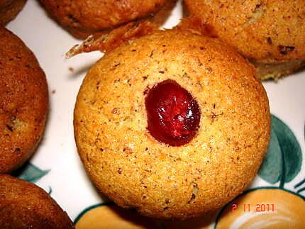 recette Muffins moelleux aux noisettes et amandes