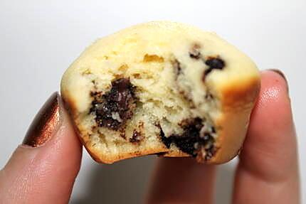 recette Muffins aux pépites de chocolat