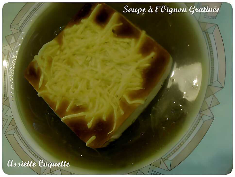 recette Soupe à l'oignon gratinée