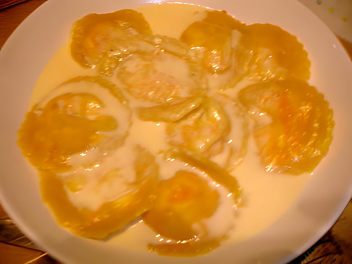 recette ravioles au chèvre et à la carotte sauce à l orange