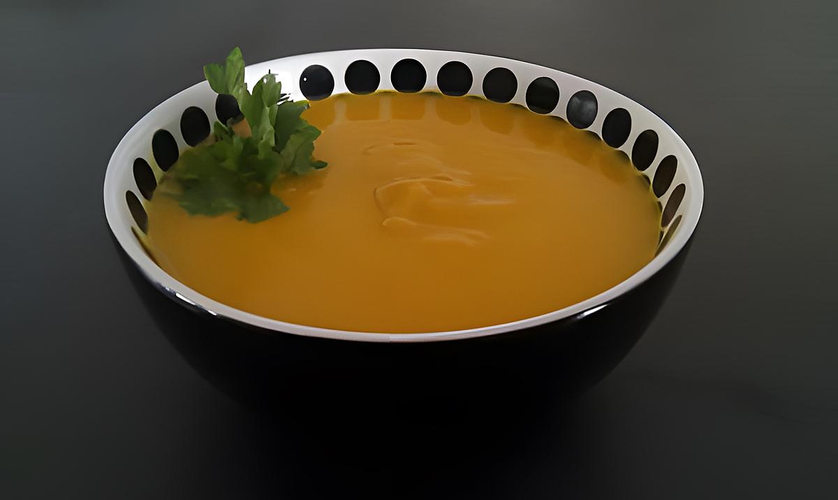 recette Velouté de potimarron aux épices