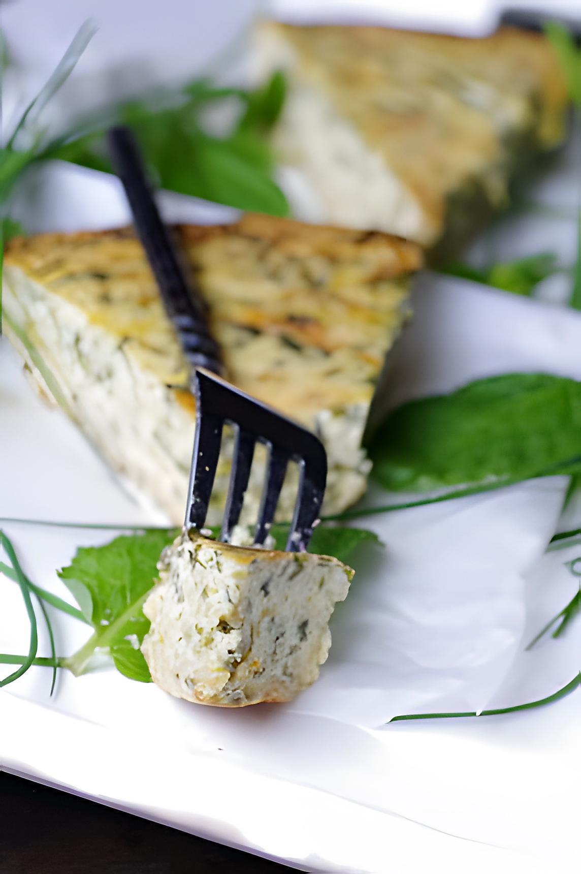 recette FRITTATA DE COURGETTES AUX HERBES INRATABLE