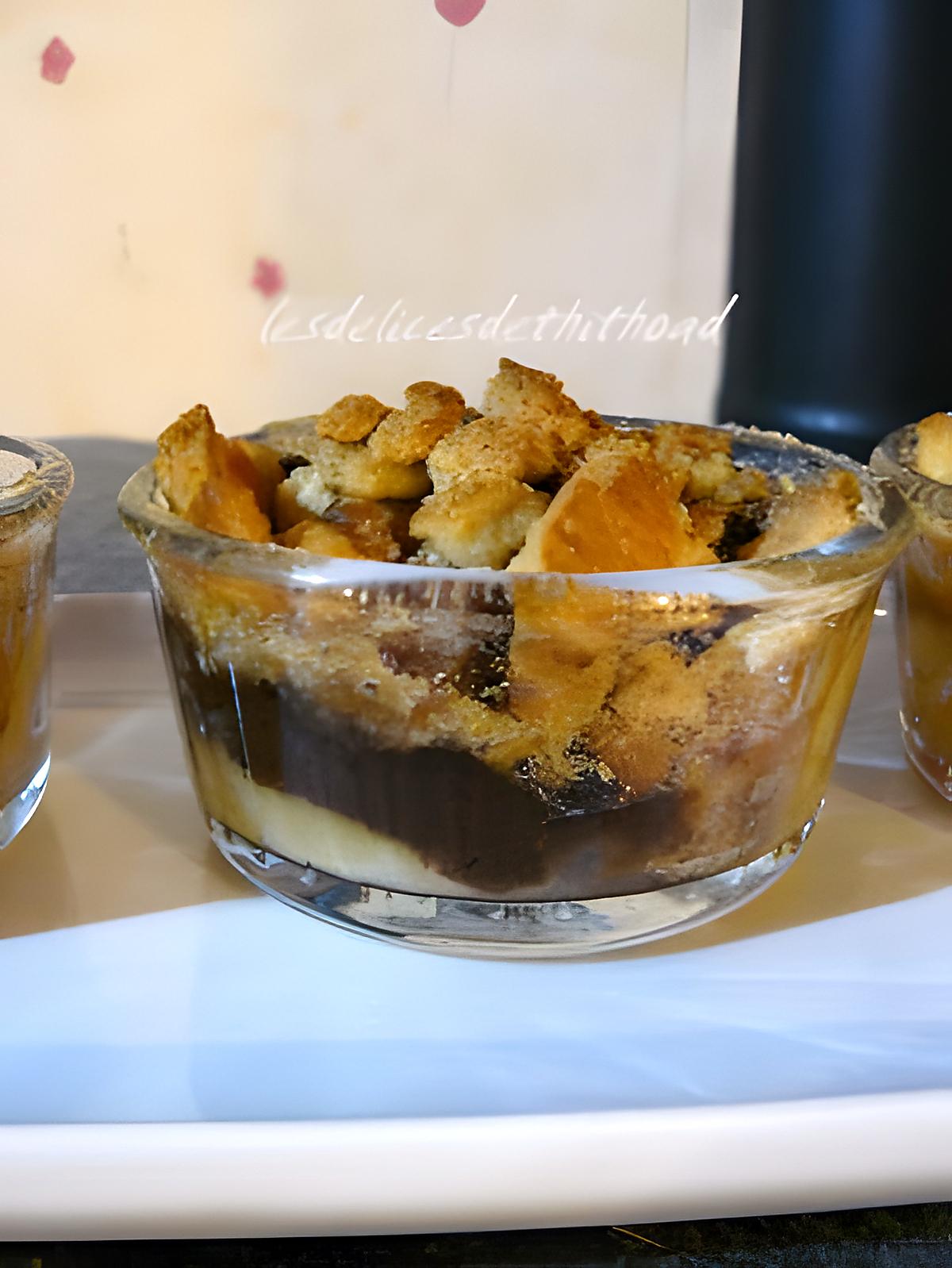 recette crumble banane chocolat et petits-beurre