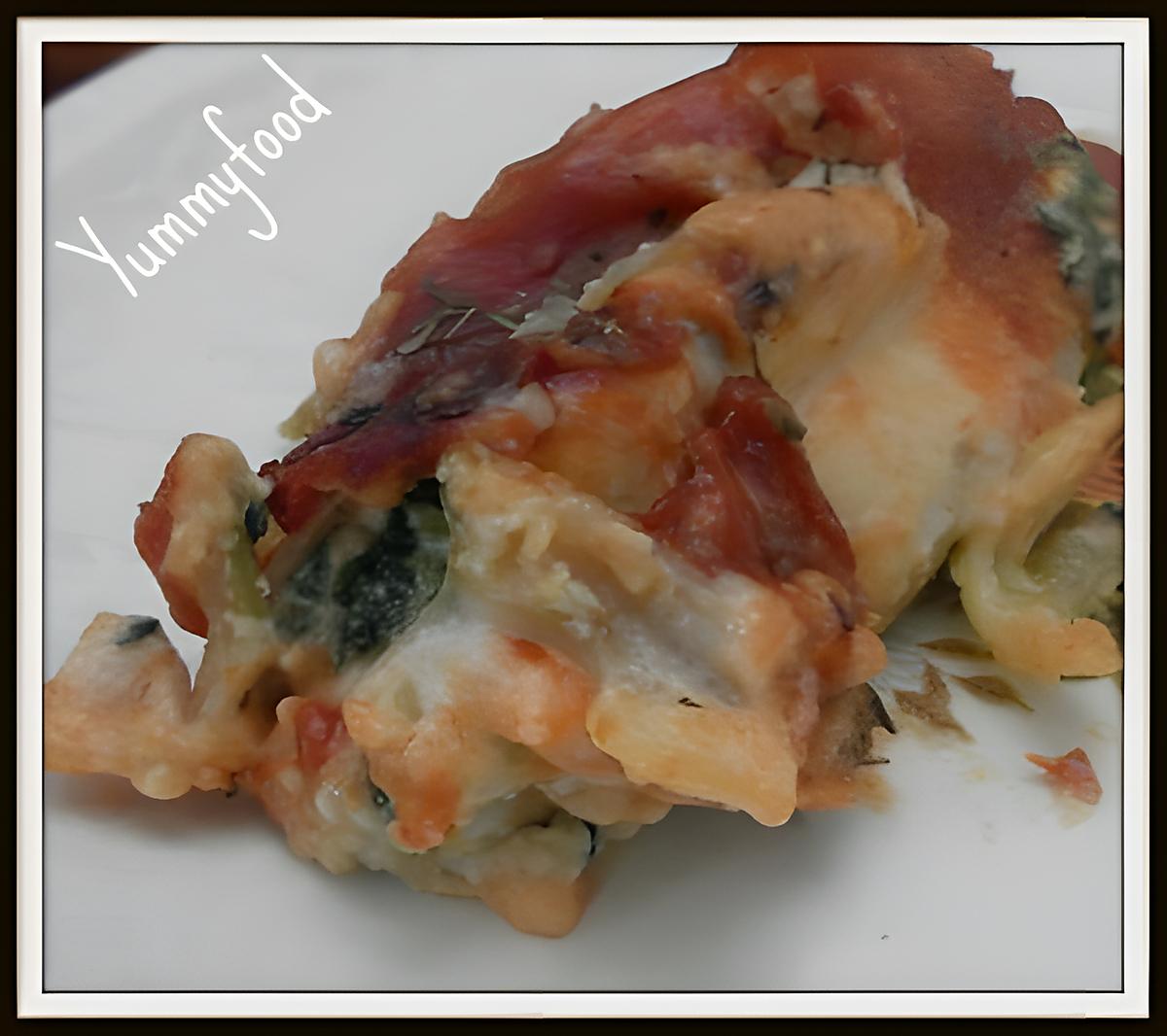 recette Cannelloni Epinard Ricotta