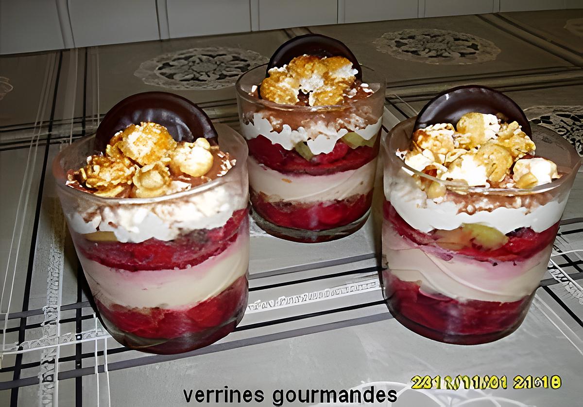 recette VERRINES GOURMANDES