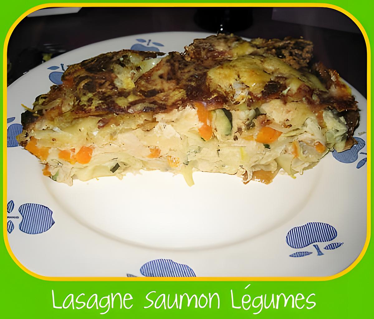 recette *-*-* Lasagne au Saumon & Légumes *-*-*