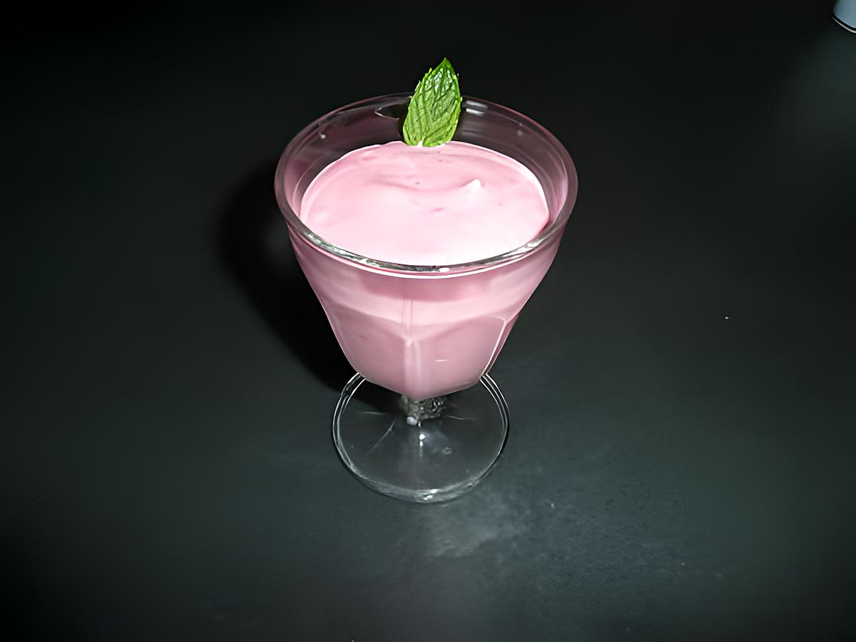 recette Mousse à la framboise super rapide (et super bonne !!)