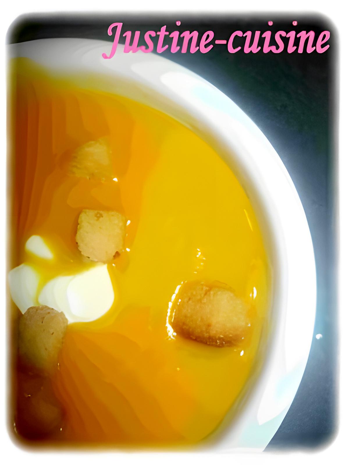 recette Velouté de potimarron