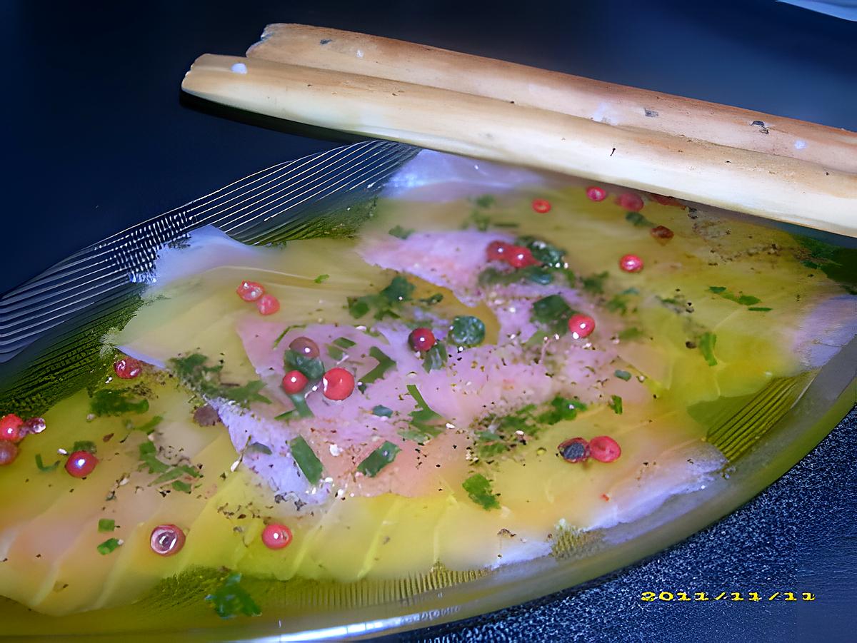 recette saumon mariné