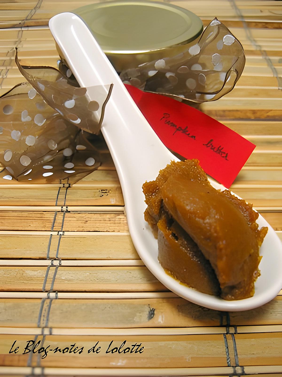 recette Pumpkin butter - beurre de potiron