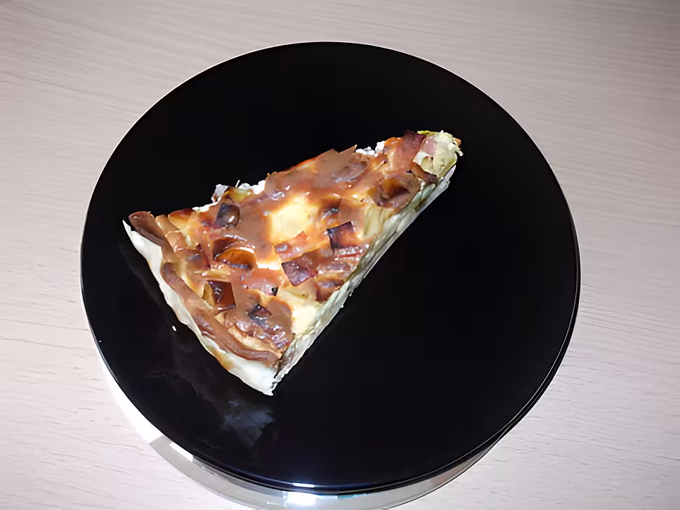 recette TARTE AUX POIREAUX-JAMBON