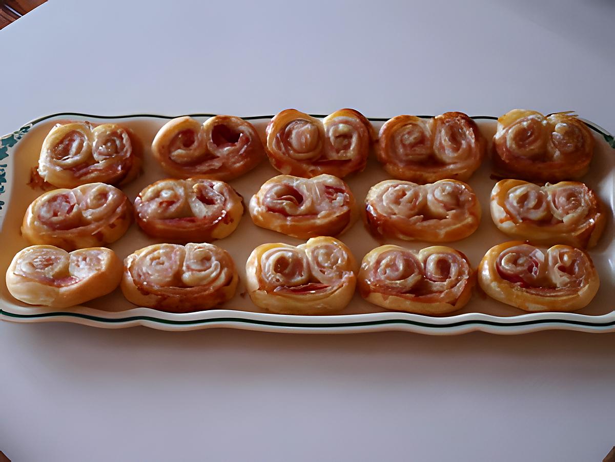 recette palmiers jambon-kiri