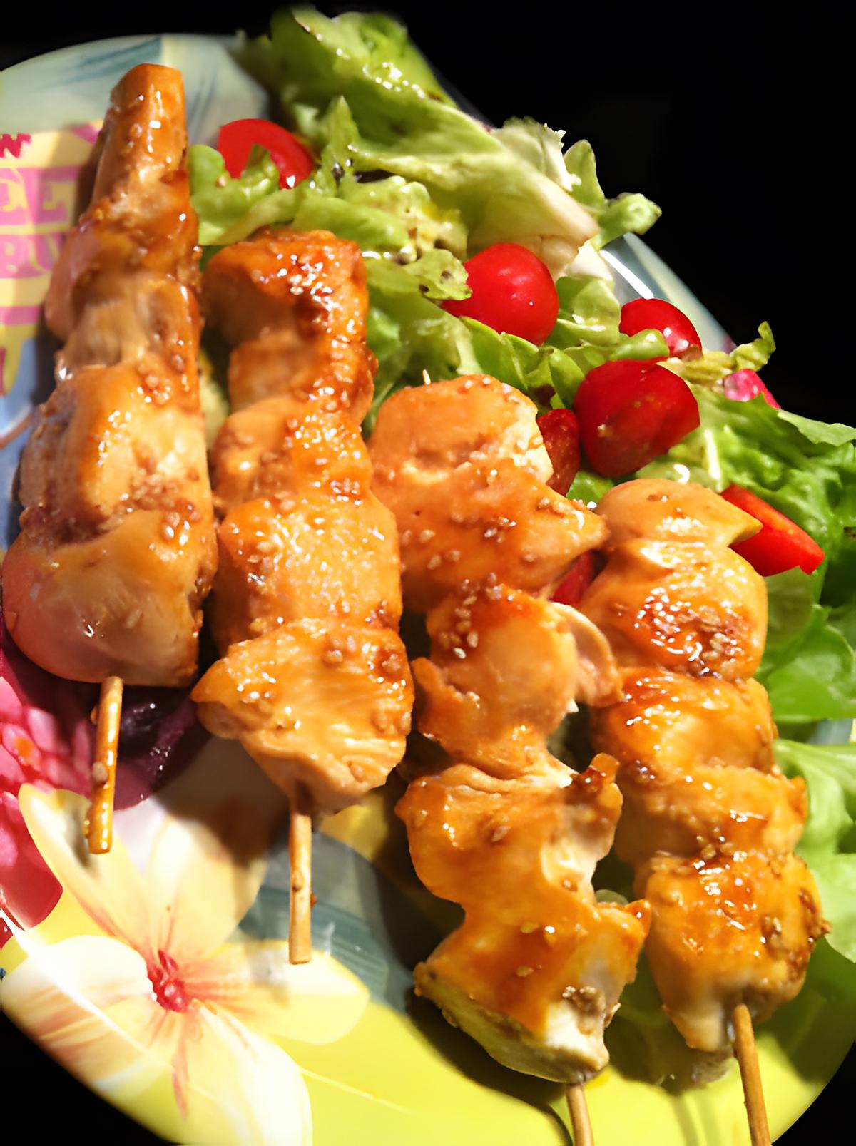 recette Brochettes Yakitori Poulet !