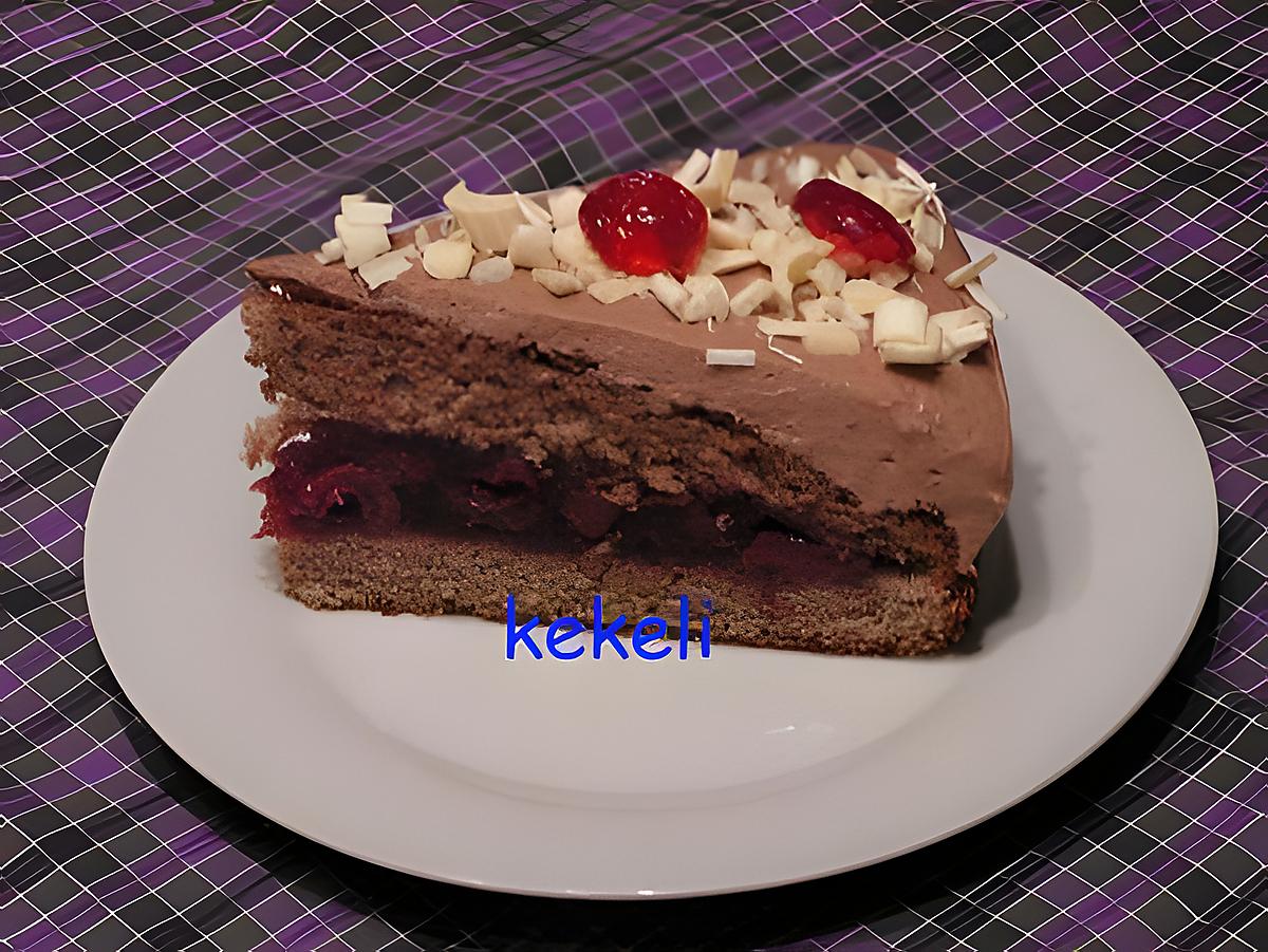 recette Gâteau au chocolat et cerises