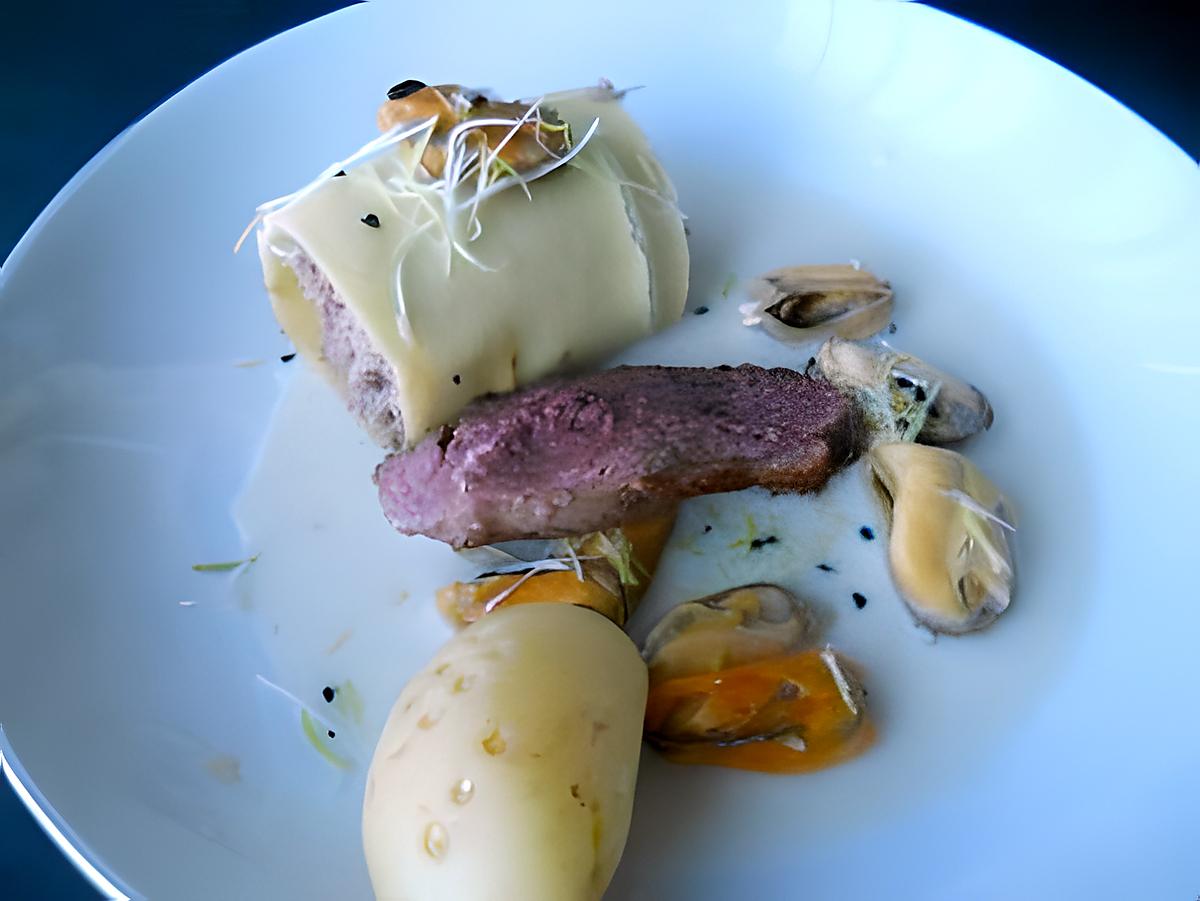 recette Cannelloni de canard aux moules