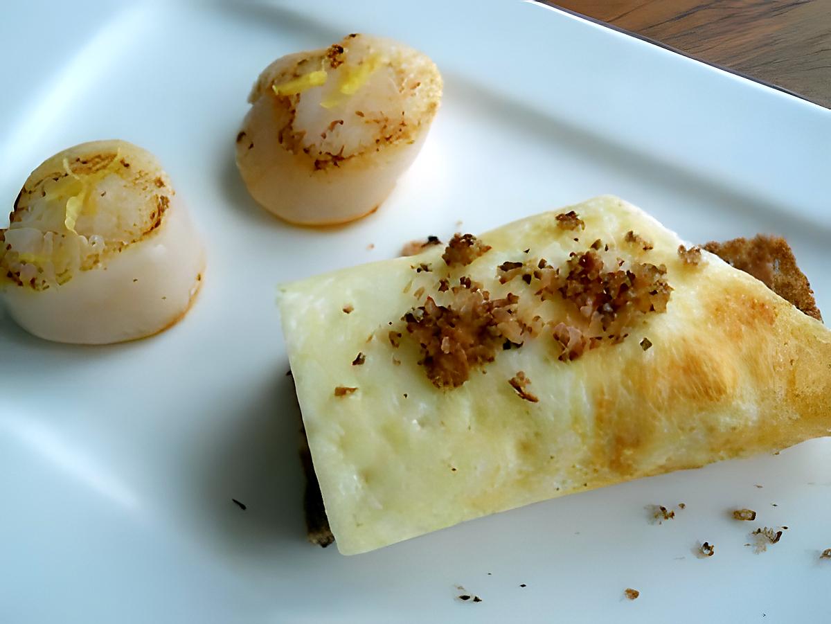 recette Cannelloni de saint-jacques selon Thierry Marx