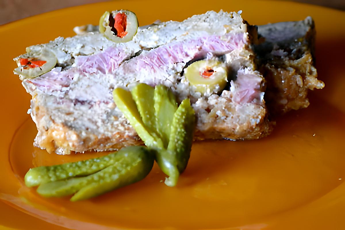 recette Terrine de petit salé aux olives