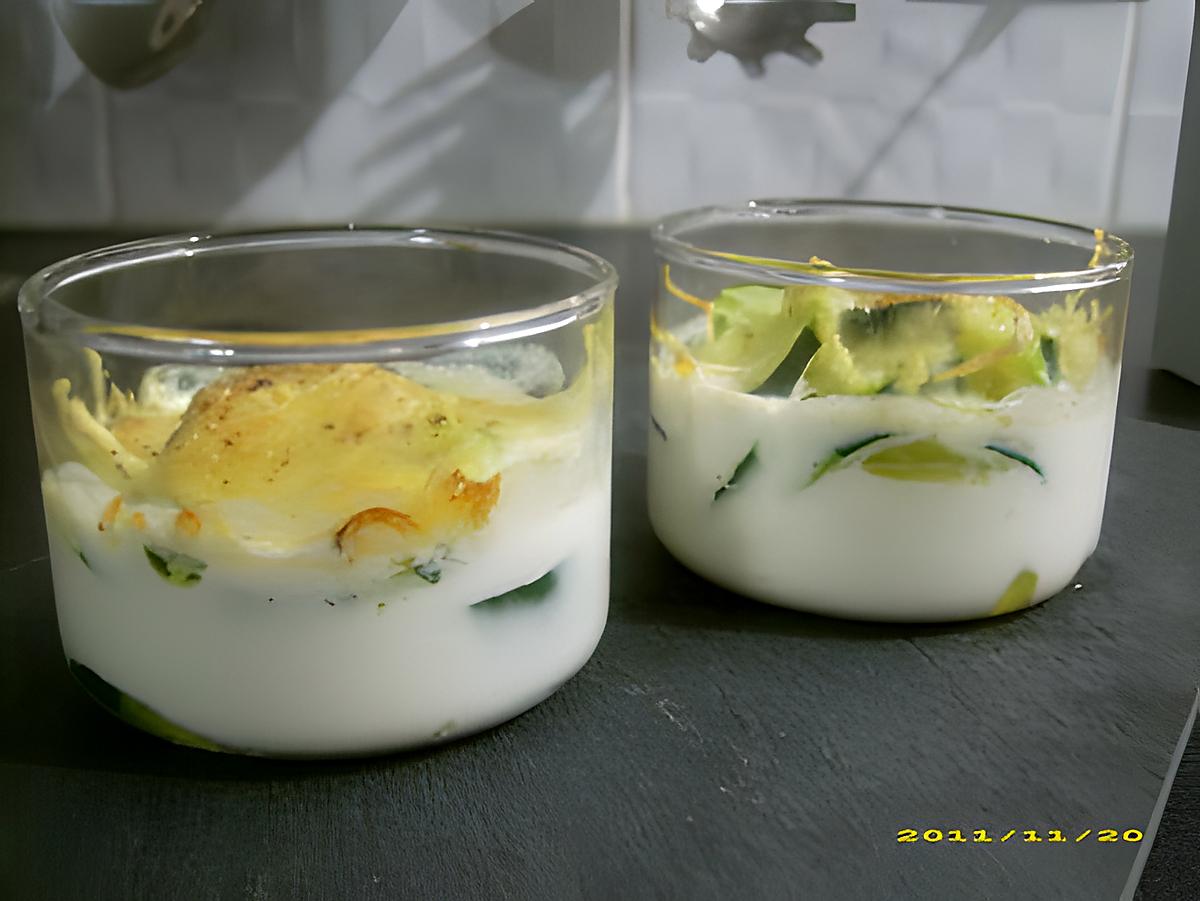 recette petits gratins de courgettes