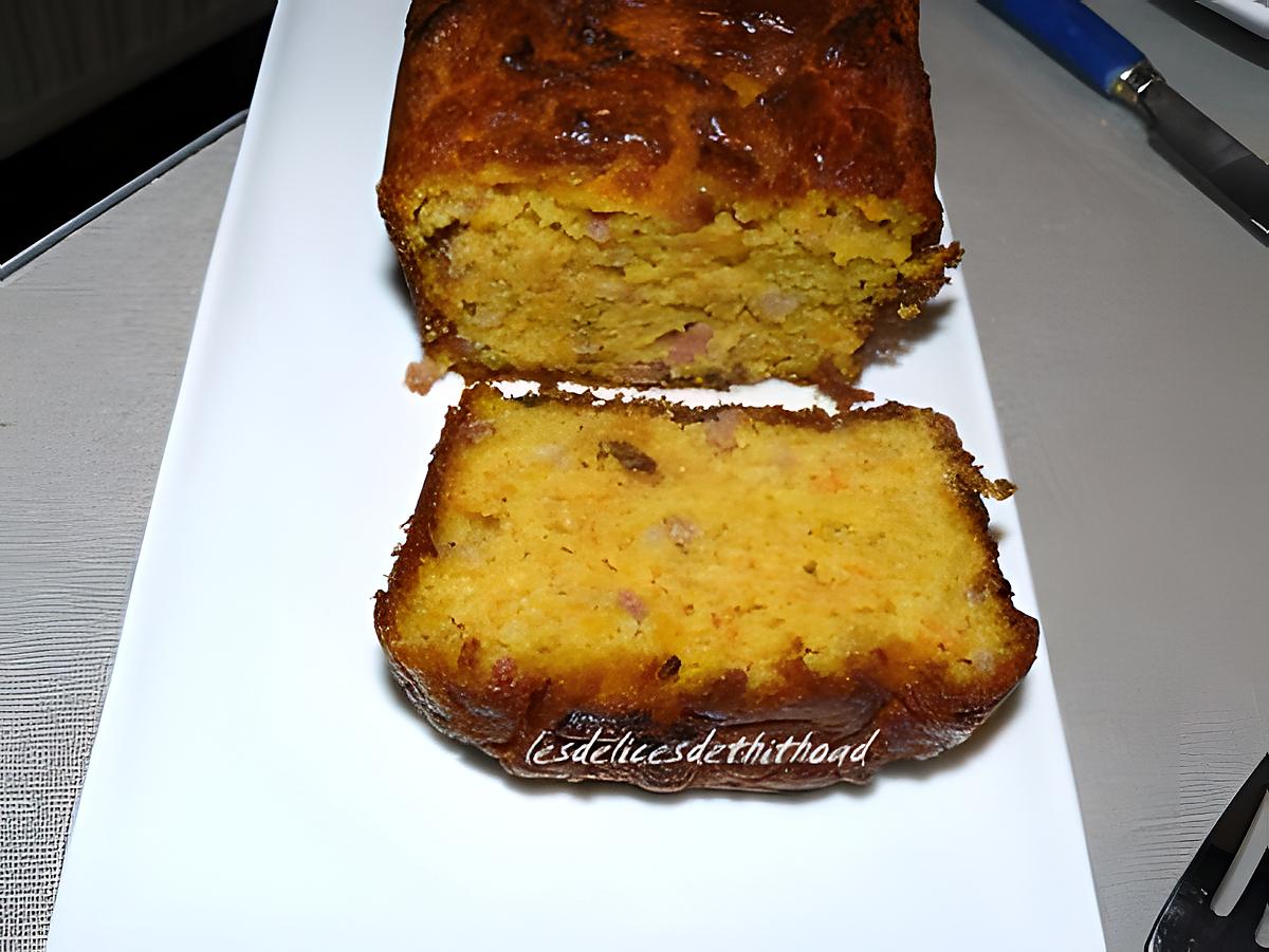 recette cake aux carottes et lardons