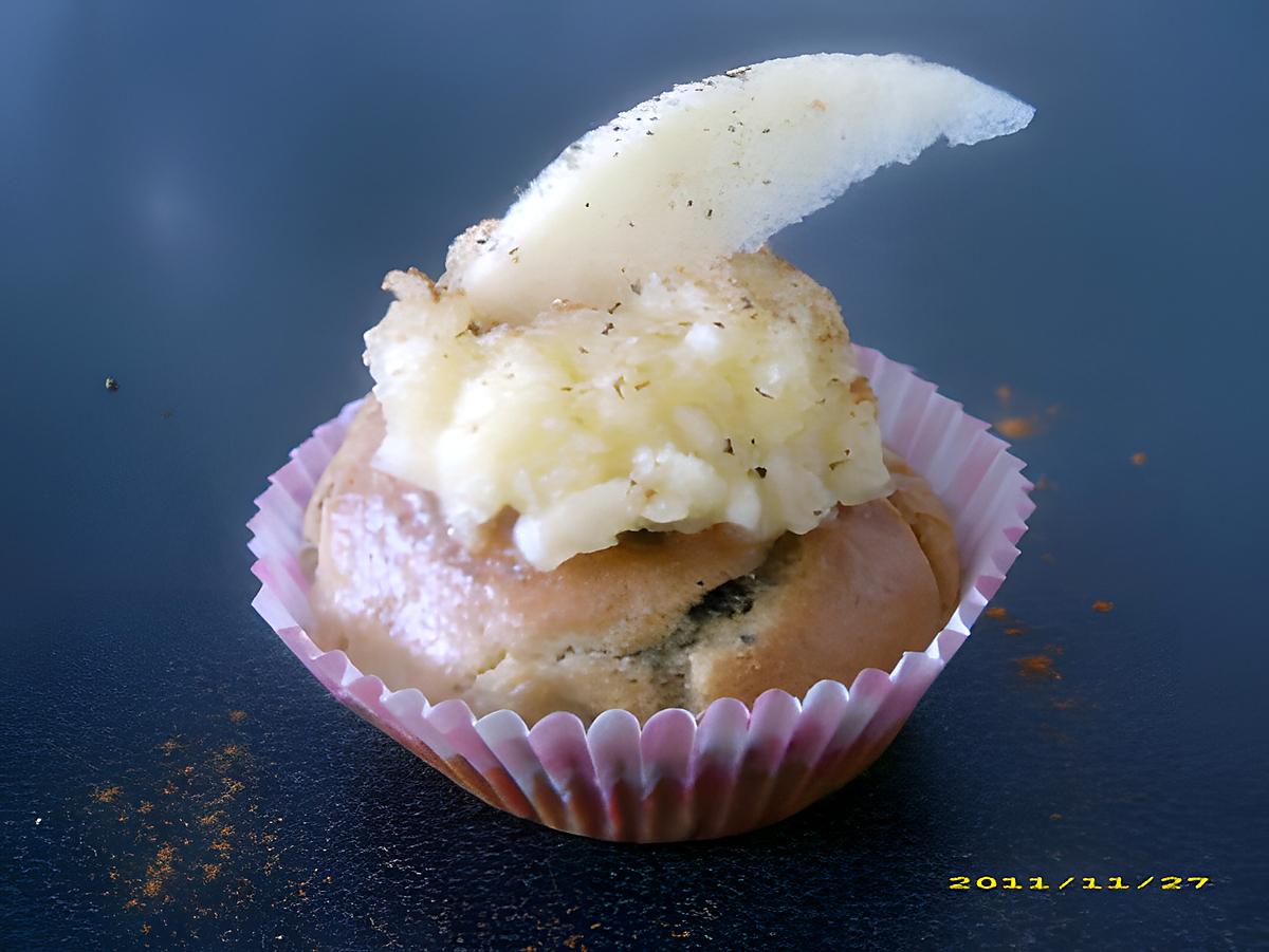 recette cupcakes salés de boudin noir aux pommes