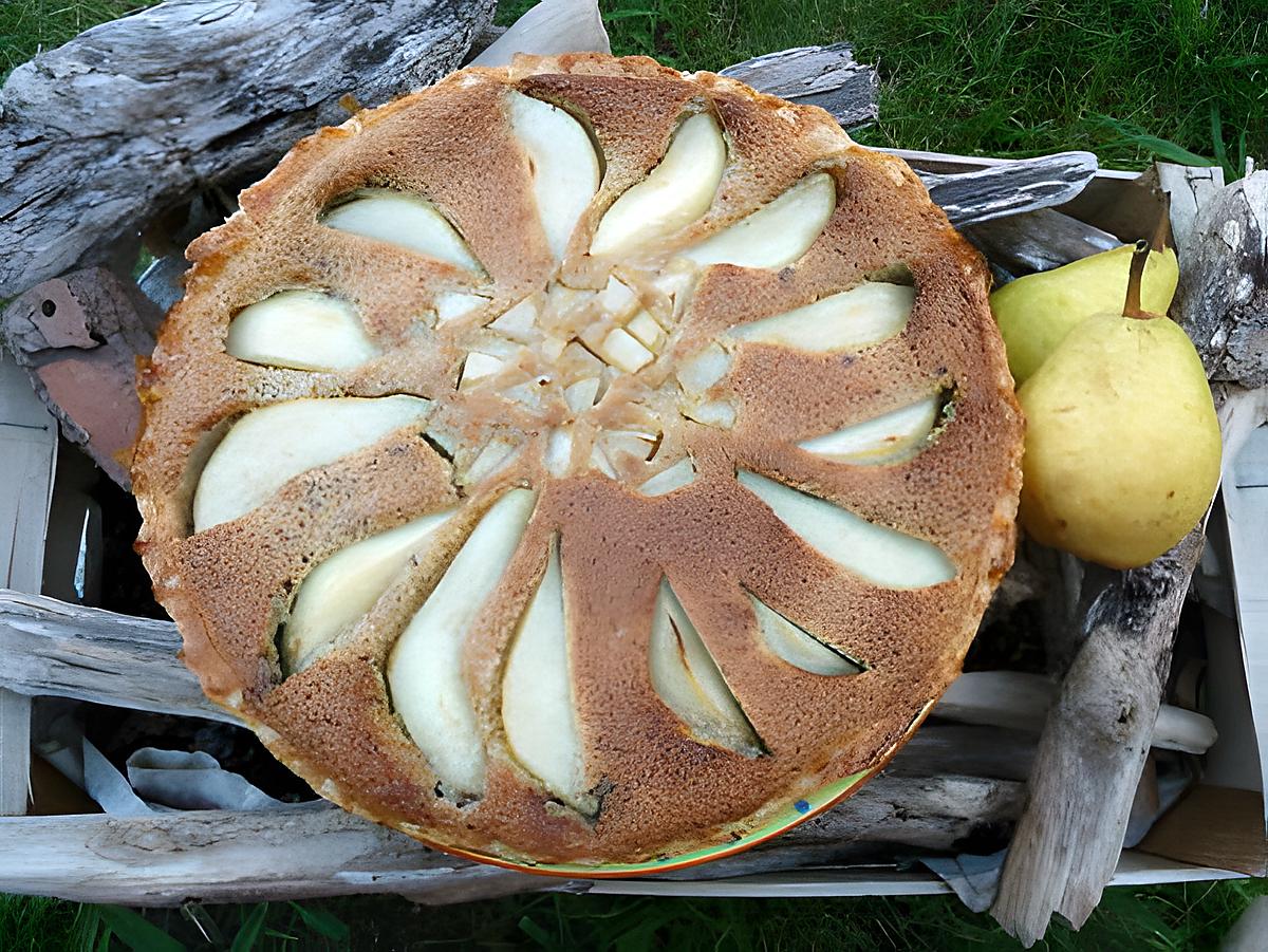 recette Tarte poires et chocolat