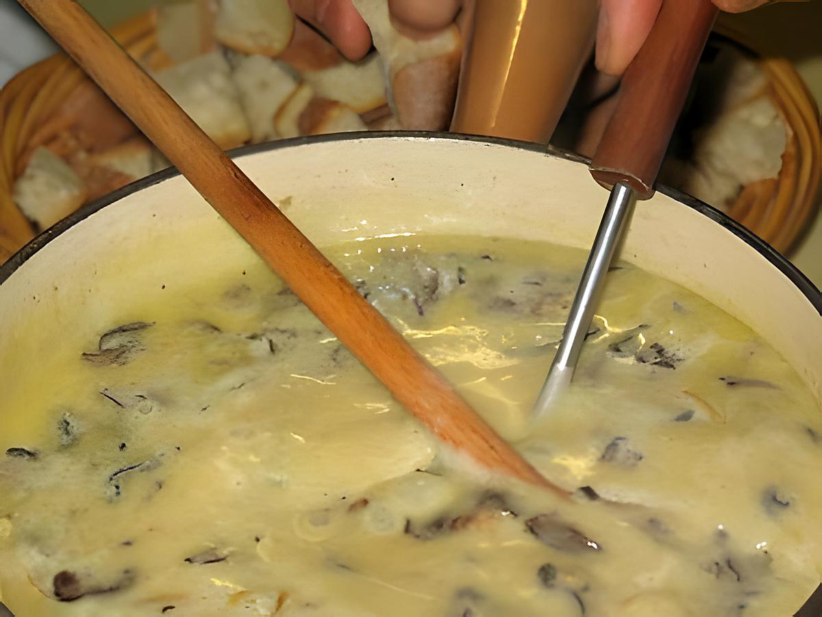 recette Fondue des bois