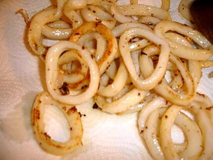 recette Anneaux de Calamars Persil & à l'Ail