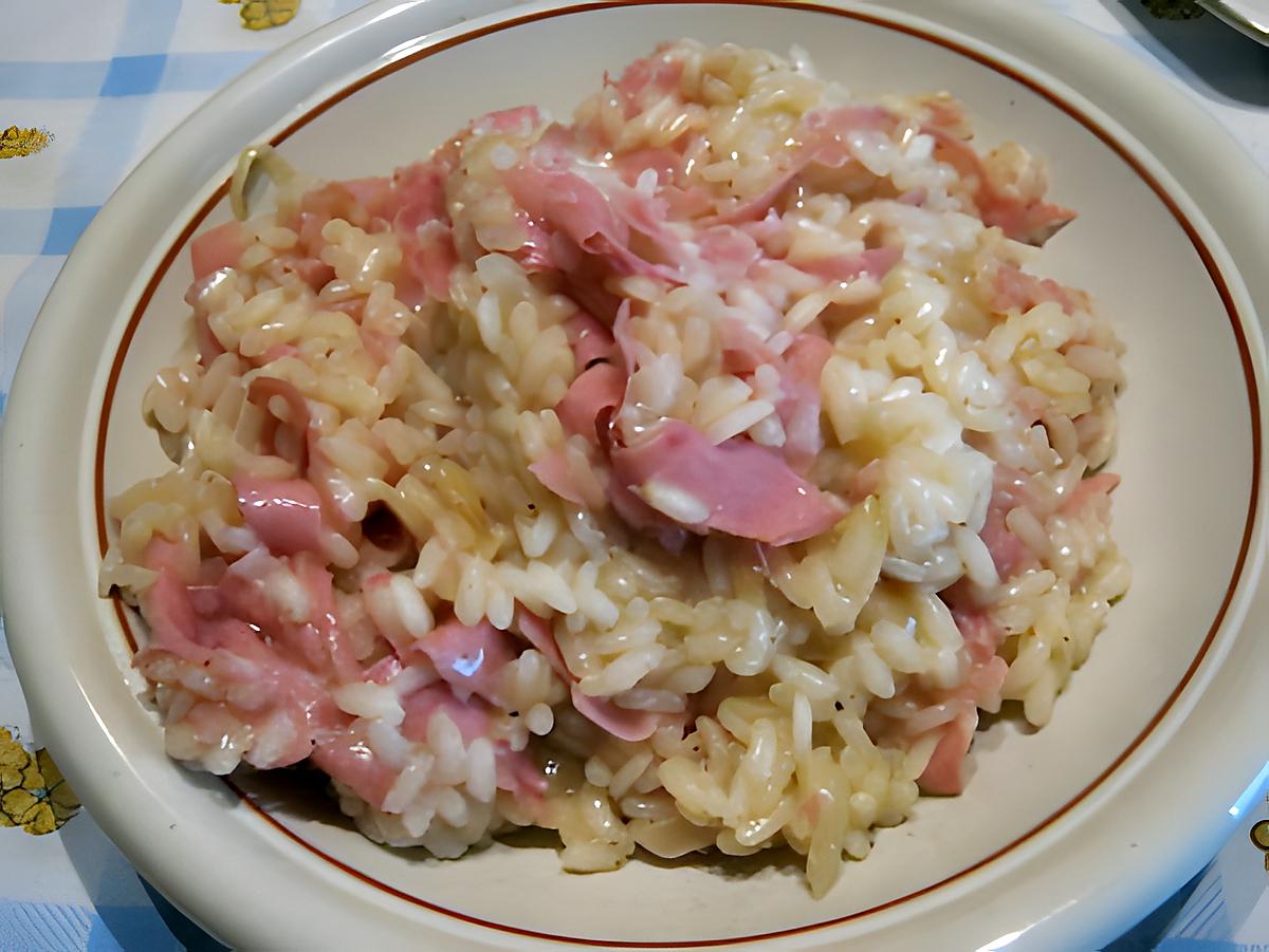 recette Risotto a la mortadelle