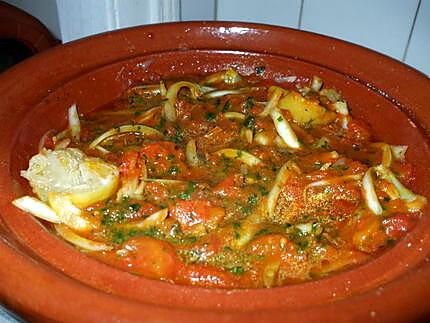 recette Tajine de poulet aux citrons confits................ Facil..... rapide... et délicieux.............