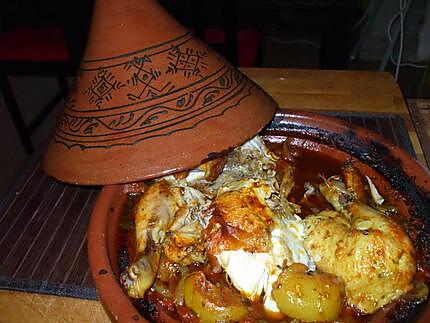 recette Tajine de poulet aux citrons confits................ Facil..... rapide... et délicieux.............