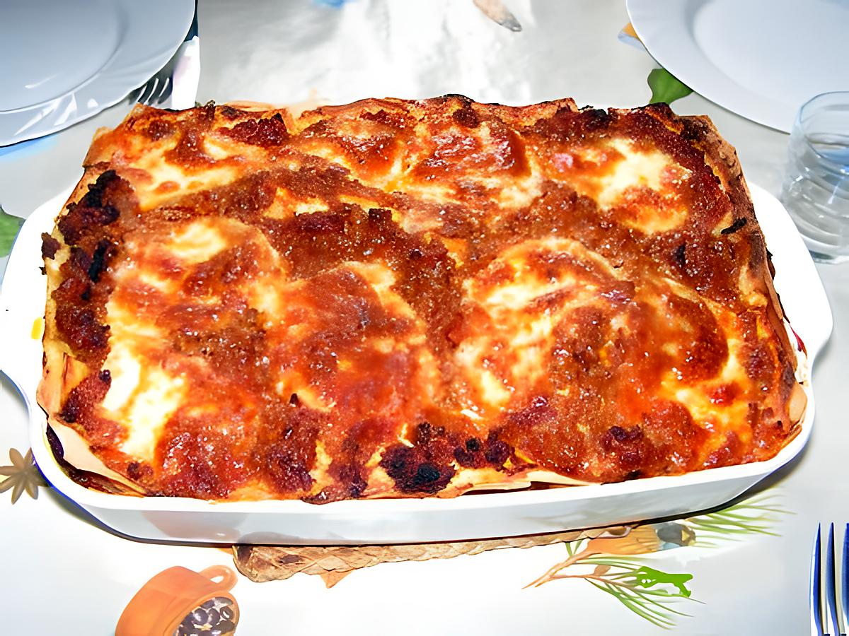 recette Lasagnes faciles