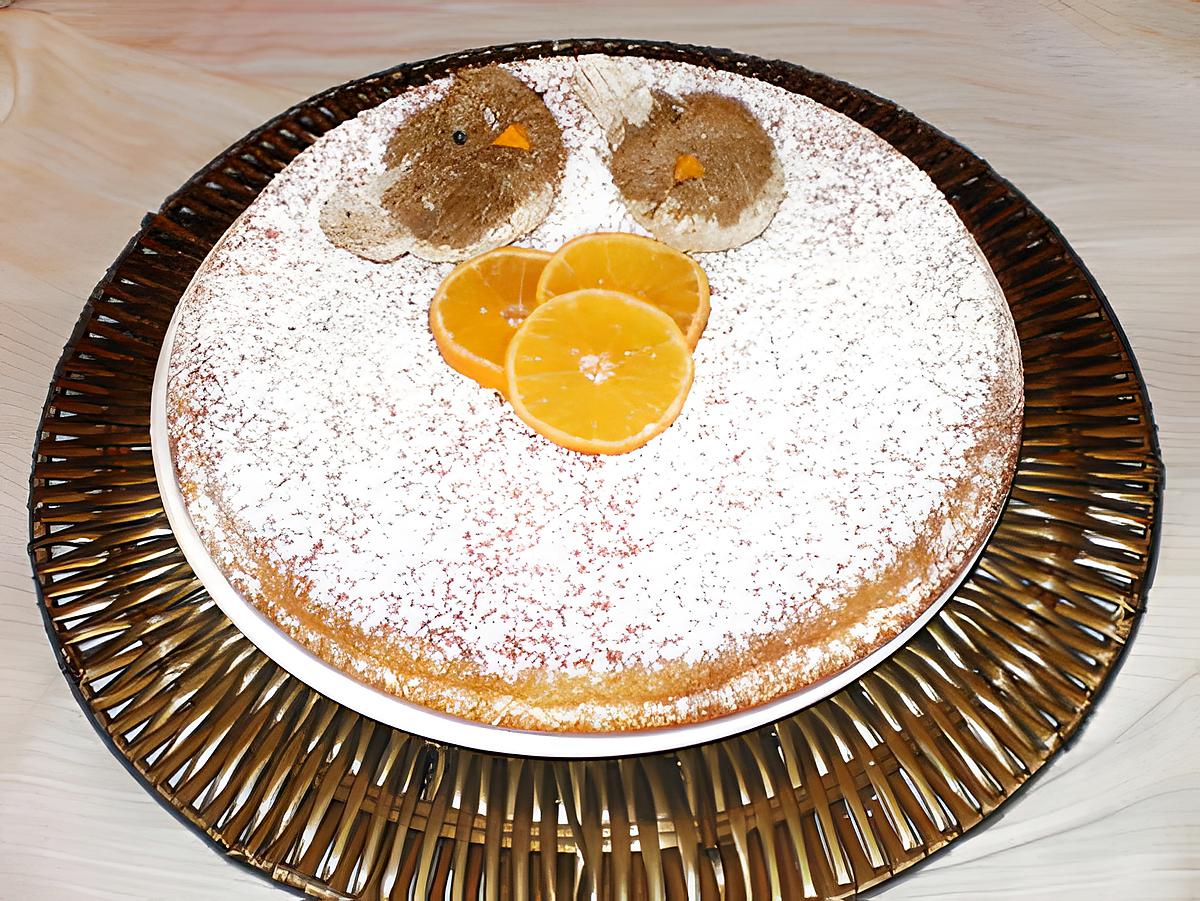 recette gateau au fromage blanc et à la mandarine.