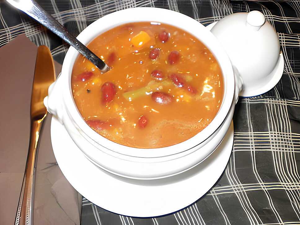 recette soupe mexicaine,après une bonne marche automnale en foret