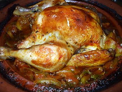 recette Tajine de poulet aux citrons confits................ Facil..... rapide... et délicieux.............