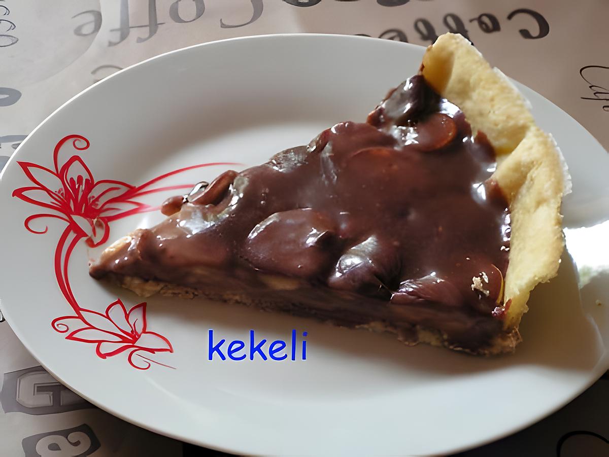 recette Tarte chocolat banane