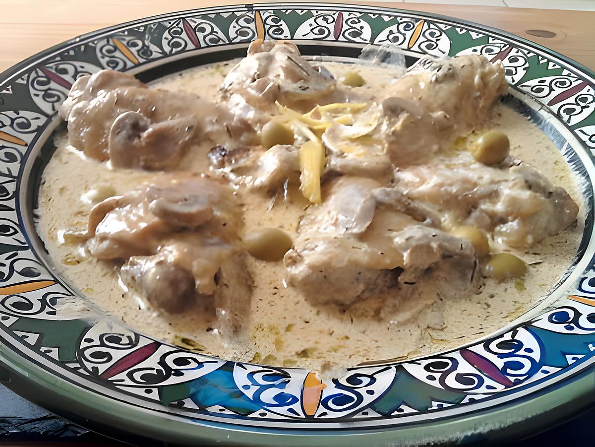 recette Blanquette de poulet au citron