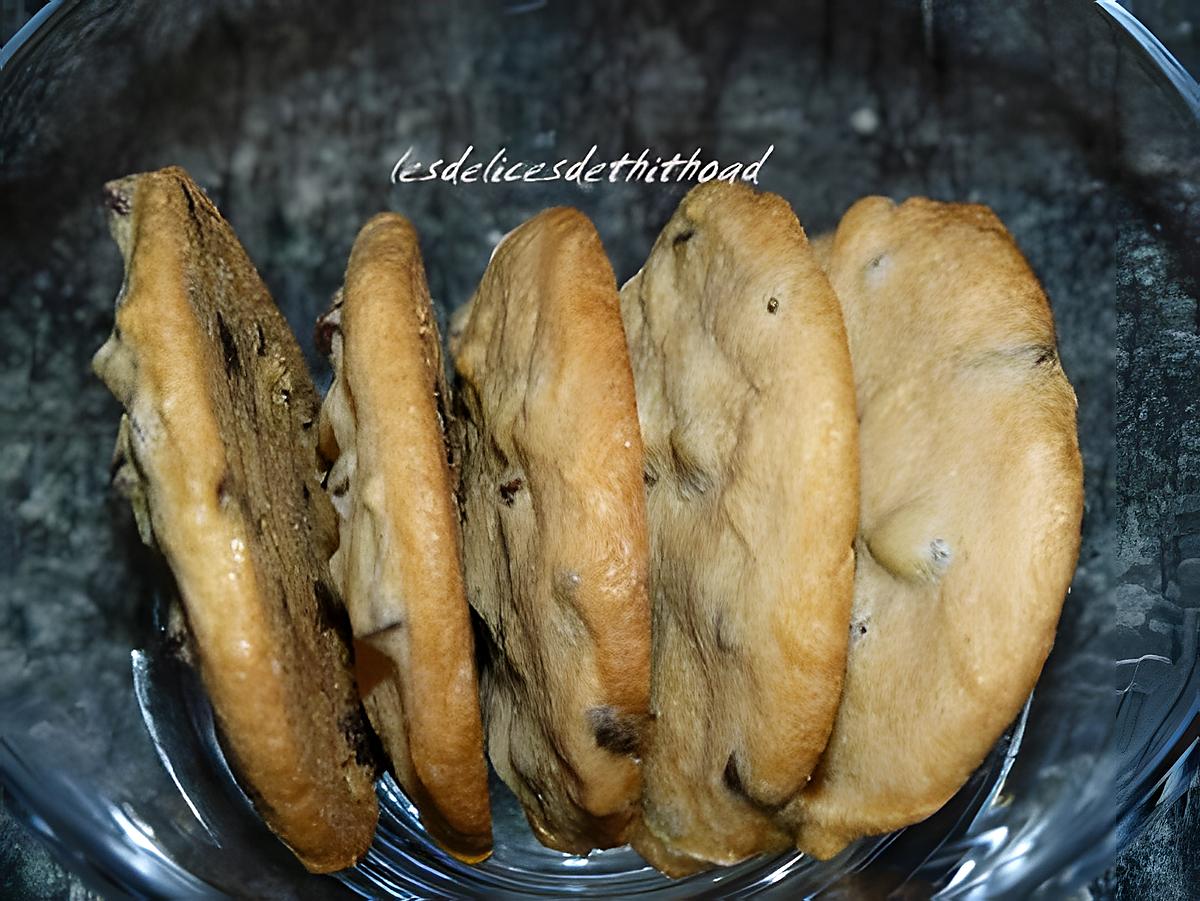 recette cookies au spéculoos et pépites de chocolat