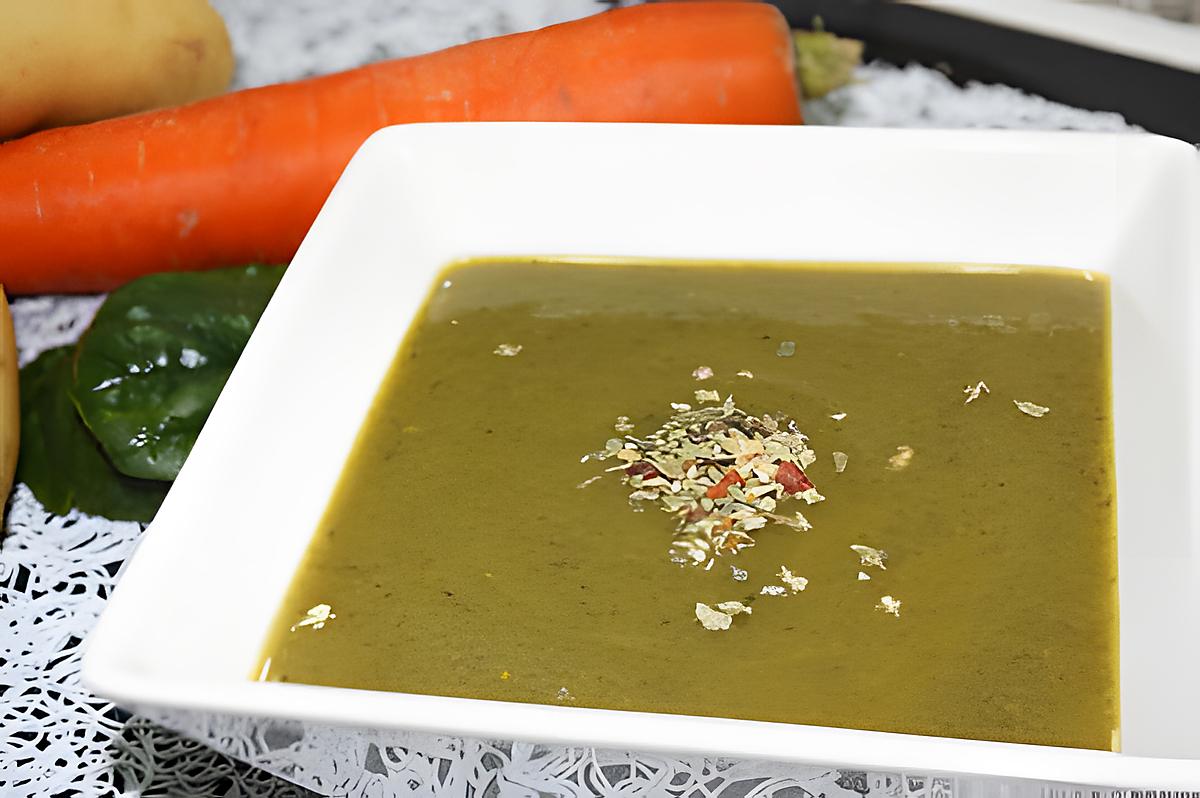 recette Soupe aux légumes poêlés