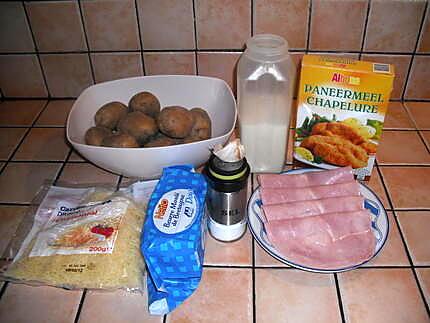 recette Jambon parmentier