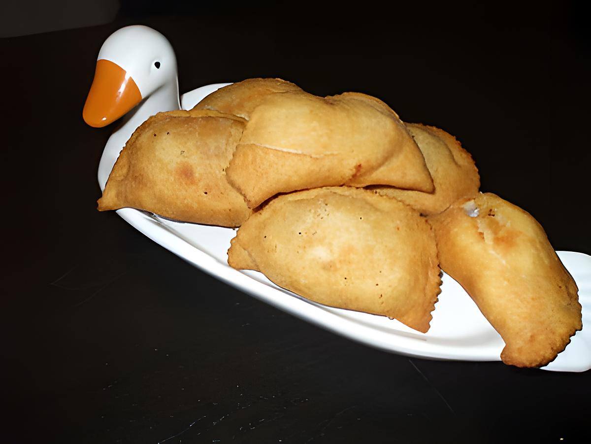 recette Empanadillas caseras... au fromage de chèvre et jambon blanc...( Cocas)...