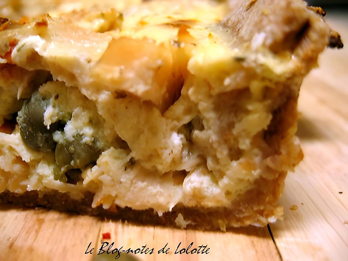 recette Quiche moelleuse et light au thon, câpres et philadelphia