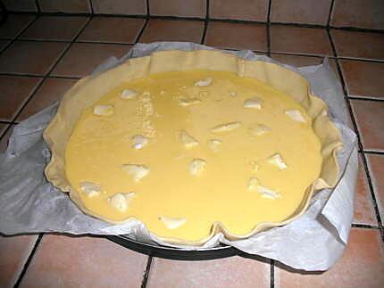 recette Tarte au camembert fondant