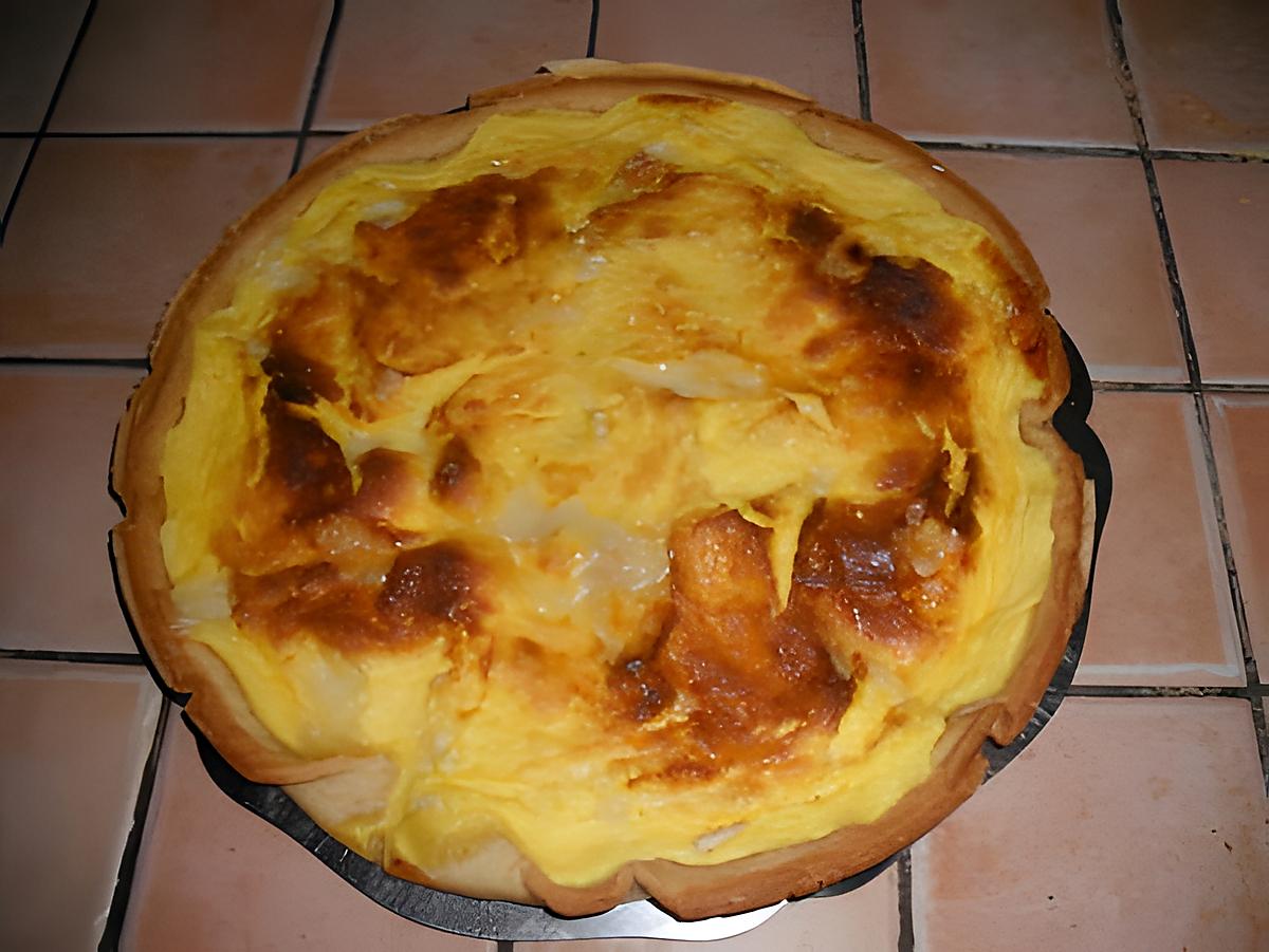 recette Tarte au camembert fondant